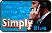 Simply Blue calling card