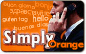 Simply Orange prepaid phone card