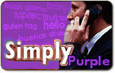 Simply Purple calling card