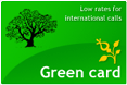 Green Calling Card